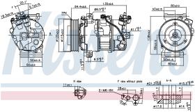 Nissens 890126 - COMPRESOR RENAULT MEGANE III(08-)2.