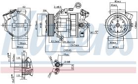 Nissens 890138 - COMPRESOR NISSAN PRIMASTAR (X83) (0