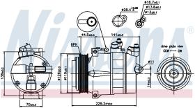 Nissens 89022 - COMPRESOR MERCEDES SPRINTER CLASSIC