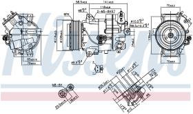 Nissens 890263 - COMPRESOR VAUXHALL ASTRA J (09-) 1.