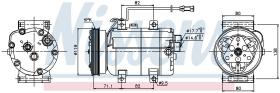 Nissens 89029 - COMPRESOR VOLKSWAGEN PASSAT B5(3B2.