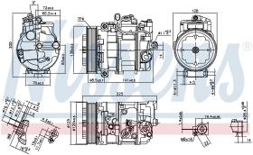 Nissens 890294 - COMPRESOR PORSCHE CAYENNE(9PA)(02-)