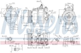 Nissens 890322 - COMPRESOR MERCEDES E-CLASS W 212(09