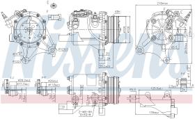 Nissens 890327 - COMPRESOR CHEVROLET UPLANDER 06-