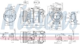 Nissens 890358 - COMPRESOR BMW X3 F25(10-)X3 28IX