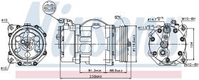 Nissens 89040 - COMPRESOR VOLKSWAGEN POLO CLASSIC /