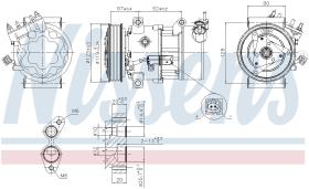 Nissens 89053 - COMPRESOR CITROEN BERLINGO (M)(96-)