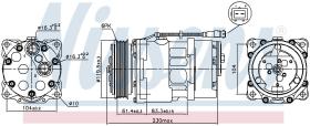 Nissens 89055 - COMPRESOR CITROEN DISPATCH I(22_)(9