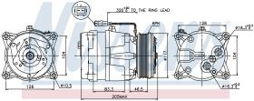 Nissens 89060 - COMPRESOR PEUGEOT 406(8B.8E.8F)(95-