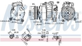 Nissens 890622 - COMPRESOR BMW X3 F25(10-)X3 20DX