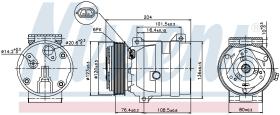 Nissens 89063 - COMPRESOR RENAULT AVANTIME(01-)2.0