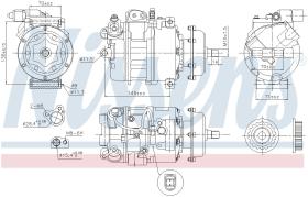 Nissens 890637 - COMPRESOR VOLKSWAGEN PHAETON (3D) (
