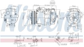 Nissens 890739 - COMPRESOR MERCEDES B-CLASS W 246(11