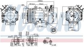 Nissens 89076 - COMPRESOR CITROEN C8(EA.EB)(02-)2.2