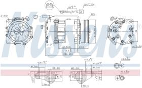 Nissens 890761 - COMPRESOR VOLKSWAGEN POLO CLASSIC /