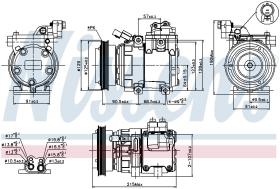 Nissens 89082 - COMPRESOR HYUNDAI COUPE(GK)(02-)2.0