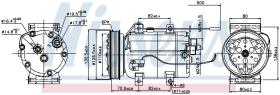Nissens 89101 - COMPRESOR AUDI 100(C4)(90-)2.8 I