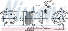 Nissens 89109 - COMPRESOR RENAULT CLIO II(98-)1.9 D