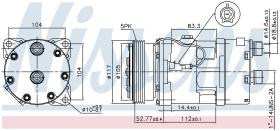 Nissens 89123 - COMPRESOR PEUGEOT BOXER(230)(94-)2.