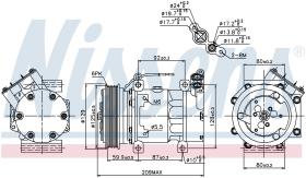 Nissens 89128 - COMPRESOR RENAULT THALIA I(99-)1.9