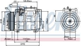 Nissens 89132 - COMPRESOR MERCEDES SPRINTER W 901-9