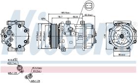 Nissens 89136 - COMPRESOR CITROEN C8(EA.EB)(02-)2.2
