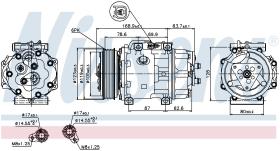 Nissens 89143 - COMPRESOR VOLVO C 30(06-)D5