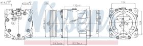 Nissens 89160 - COMPRESOR RENAULT MASTER II(98-)3.0