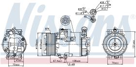 Nissens 89222 - COMPRESOR VAUXHALL ASTRA H(04-)1.7