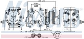 Nissens 89228 - COMPRESOR FORD MONDEO III(GE)(00-)S
