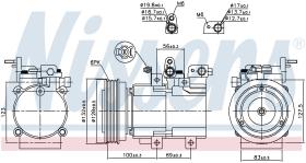 Nissens 89238 - COMPRESOR HYUNDAI SANTA FE (SM)(00-