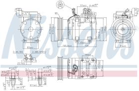 Nissens 89262 - COMPRESOR HYUNDAI ACCENT(LC)(99-)1.