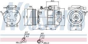 Nissens 89278 - COMPRESOR HYUNDAI SANTA FE(CM)(06-)
