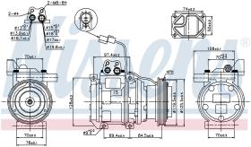 Nissens 89289 - COMPRESOR HYUNDAI ELANTRA (XD)(00-)