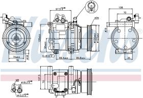 Nissens 89290 - COMPRESOR KIA CERATO(LD)(04-)1.6 I