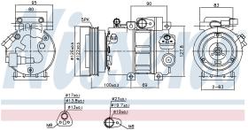 Nissens 89292 - COMPRESOR HYUNDAI ACCENT(MC)(05-)1.