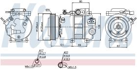 Nissens 89298 - COMPRESOR HYUNDAI SANTA FE (CM) (06