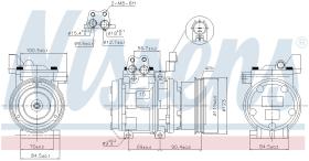 Nissens 89299 - COMPRESOR KIA CERATO(LD)(04-)2.0 I