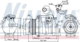 Nissens 89315 - COMPRESOR JEEP GRAND CHEROKEE(WJ.WG