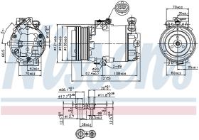 Nissens 89322 - COMPRESOR VAUXHALL ASTRA G(98-)2.0