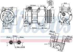 Nissens 89327 - COMPRESOR VOLVO S40 (MS) (04-) 2.0