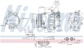 Nissens 89336 - COMPRESOR VOLVO V70(08-)1.6 D