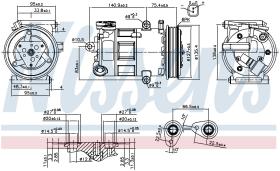 Nissens 89348 - COMPRESOR FORD TRANSIT(TT9)(06-)2.2