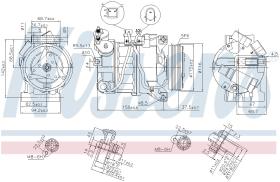 Nissens 89350 - COMPRESOR VOLVO XC 70(06-)D5