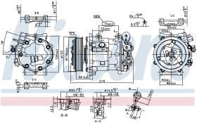 Nissens 89362 - COMPRESOR PEUGEOT 607(9D.9U)(00-)2.