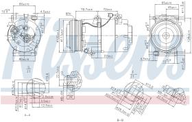 Nissens 89388 - COMPRESOR FORD FOCUS II(CAP.CB4)(04