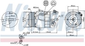 Nissens 89392 - COMPRESOR NISSAN X-TRAIL(T31)(07-)2