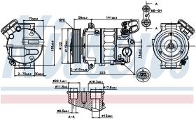 Nissens 89420 - COMPRESOR VAUXHALL INSIGNIA(08-)2.0