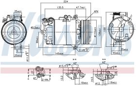 Nissens 89483 - COMPRESOR BMW Z4 E85-E86(02-)3.0 I