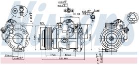 Nissens 89511 - COMPRESOR LEXUS LX III(J200)(07-)57